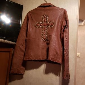Scully leather jacket